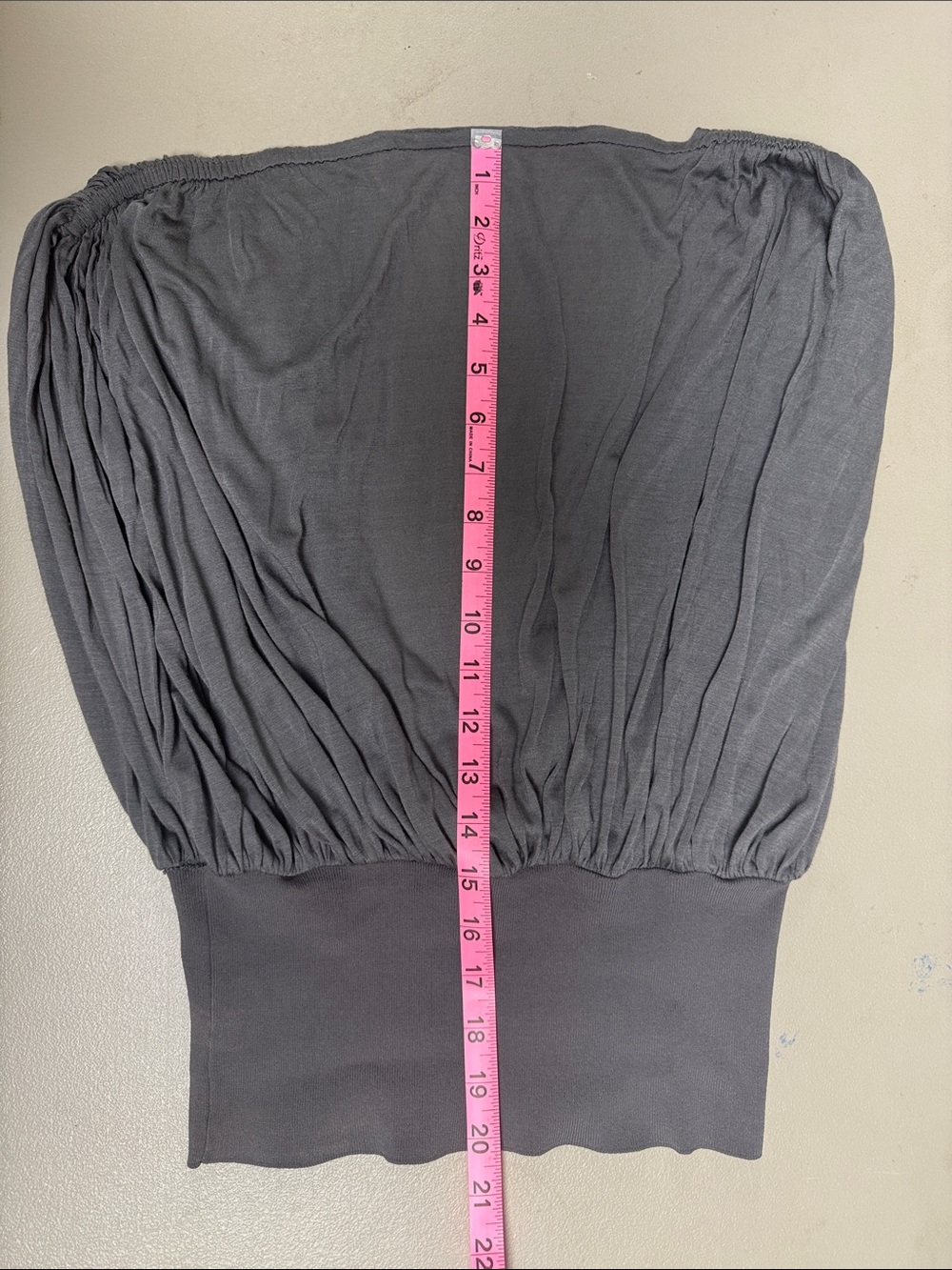 Elegant Grey Pleated Women's Dress - Picture 11 of 13